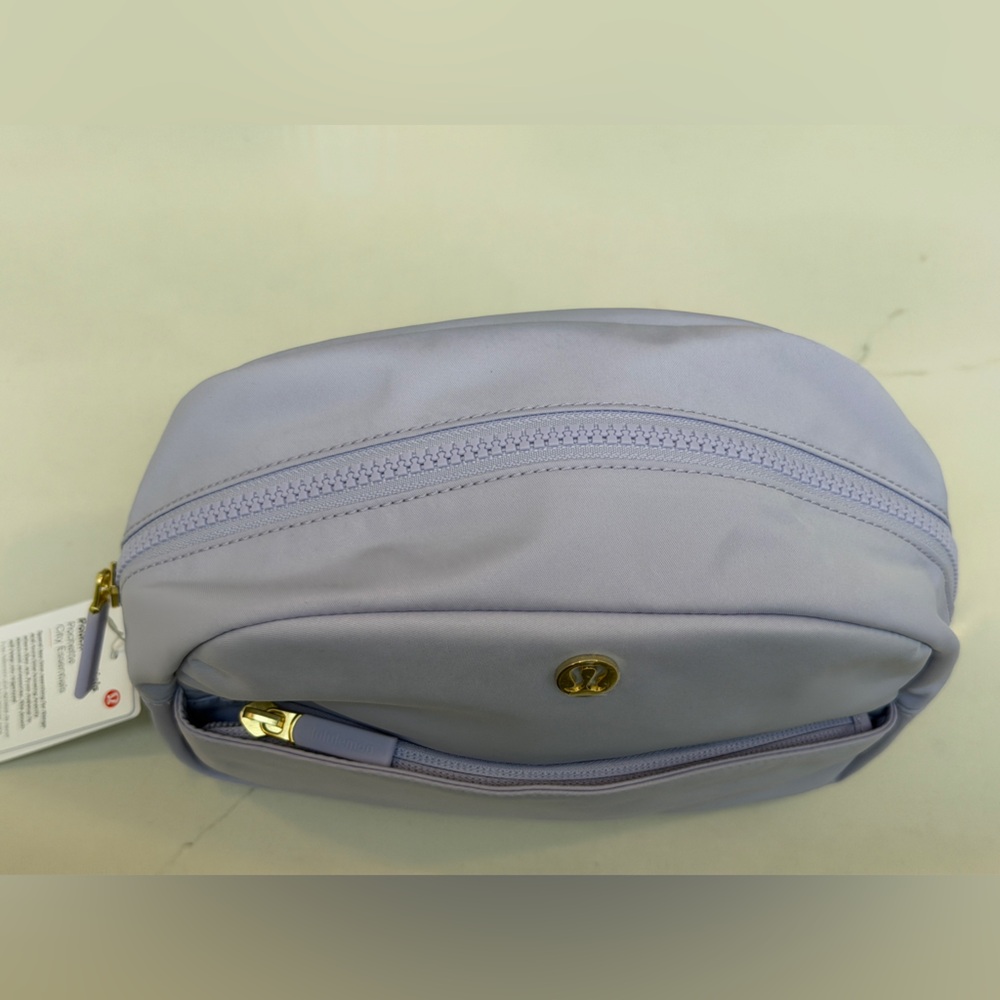 NWT Lululemon City Essential Pouch Duo in Lavender Frost with Gold Hardware - Picture 10 of 11